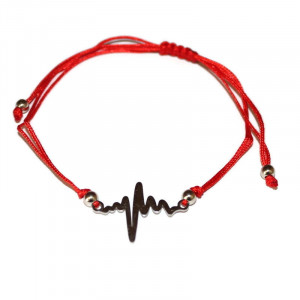 Bratara cu link in forma de Heartbeat