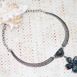 Colier vintage sidef - floricica
