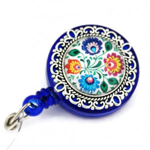 Accesoriu ecuson personalizat cu mandala traditionala