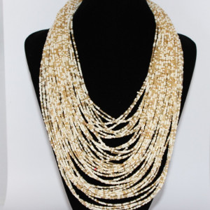 Colier "Evening" - ivory