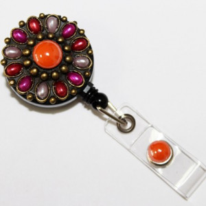 Accesoriu ecuson cu mandala colormix