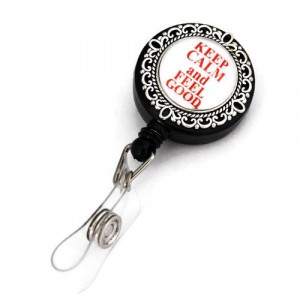 Accesoriu ecuson - "Keep calm and feel good"