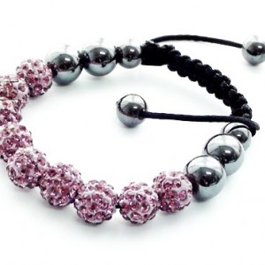 Bratara Shamballa roz