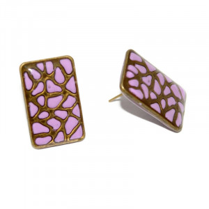 Cercei bronz "Animal print" - mov