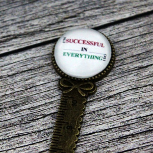 Semn de carte, cu mesajul - "I'm successful in everythig I do"
