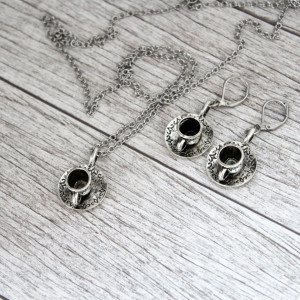Set bijuterii "Cescute de cafea"