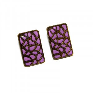 Cercei bronz "Animal print" - mov
