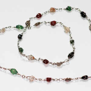 Colier agate rulate - M2