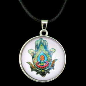Colier feng shui Hamsa