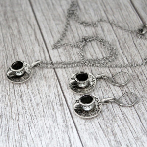 Set bijuterii "Cescute de cafea"