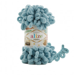 Alize Puffy 414 Blue Daisy