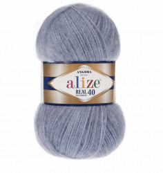 Angora Real 40 - Light Denim Melange 221