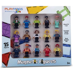 Set Playmags 15 Figurine Magnetice