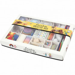 Kit creativ cu plastilina Foam Clay si Silk Clay - Curcubeu