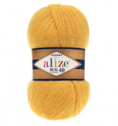 Angora Real 40 - 216 Yellow