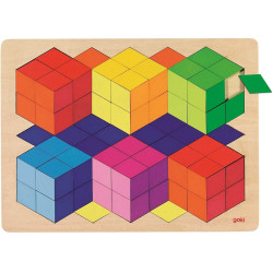 Puzzle lemn Goki - efect 3D