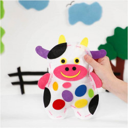 Set creativ - Kit animalut fetru DIY - vaca