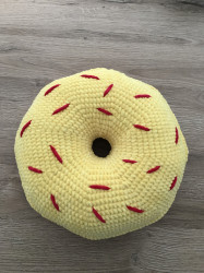 Pernă Donut Yellow