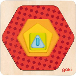 Puzzle straturi Goki - forme geometrice