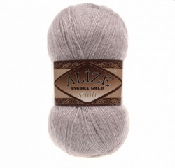 Angora Gold Simli 163 Rose Grey