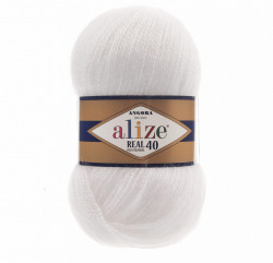 Angora Real 40 - White 55