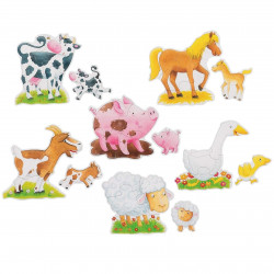 Set puzzle Goki - Animale la ferma