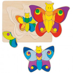 Puzzle straturi Goki - Fluturi