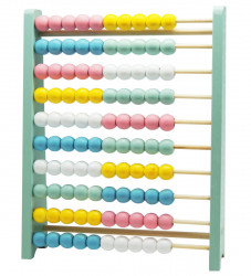 Abac din lemn culoare pastel, Magni Toys
