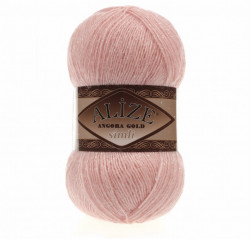 Angora Gold Simli 363 Wedding Pink