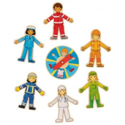 Puzzle din lemn Goki Cariere