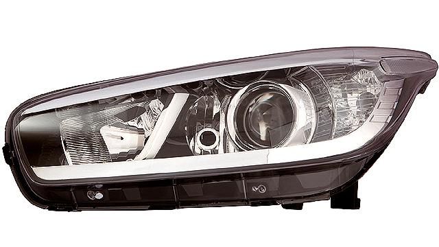 Peça - Farol Esquerdo Eletrico C/ Motor Kia Ceed 12-15