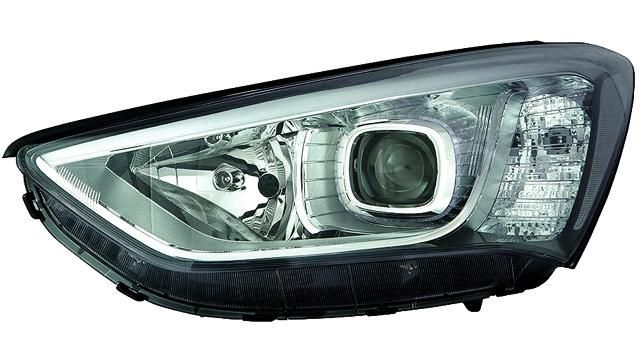 Peça - Farol Esquerdo Led Hyundai Santa Fe 13-