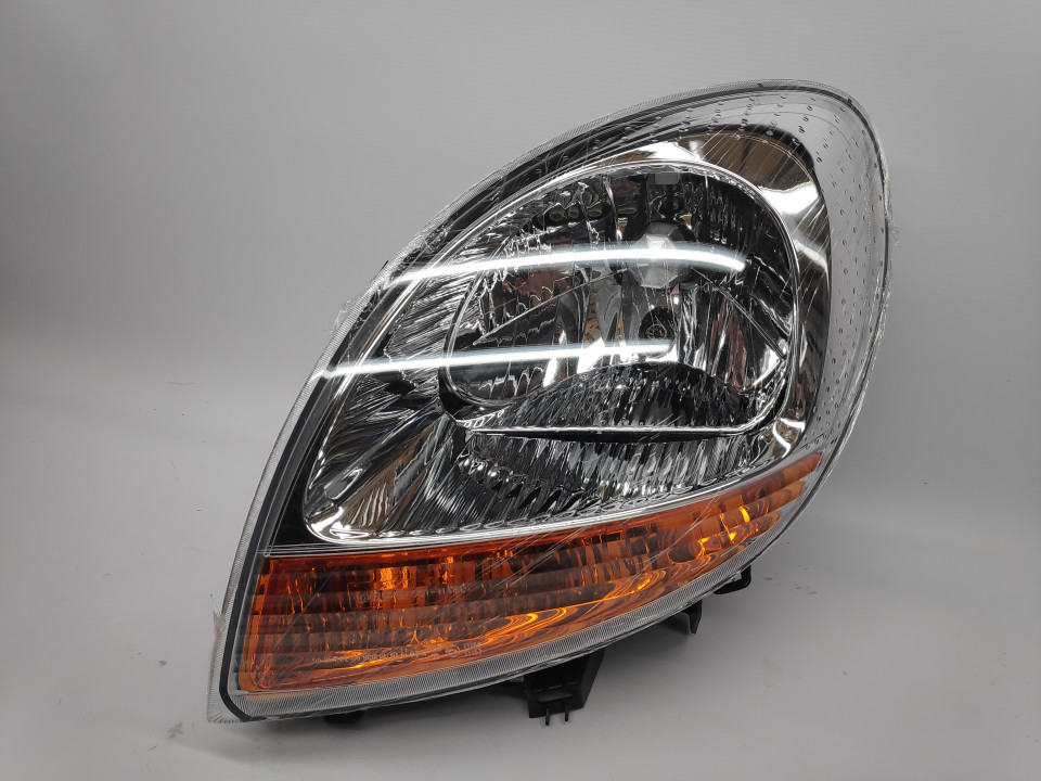 Peça - Farol Esquerdo Renault Kangoo Ii 03-08 Pisca Laranja