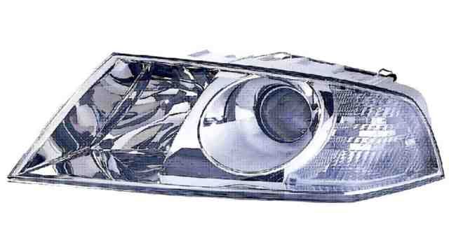 Peça - Farol Direito Eletrico Skoda Octavia 04-09 Xenon+H1