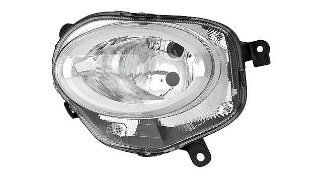 Peça - Farol Direito Led + H7 Fiat 500 15-