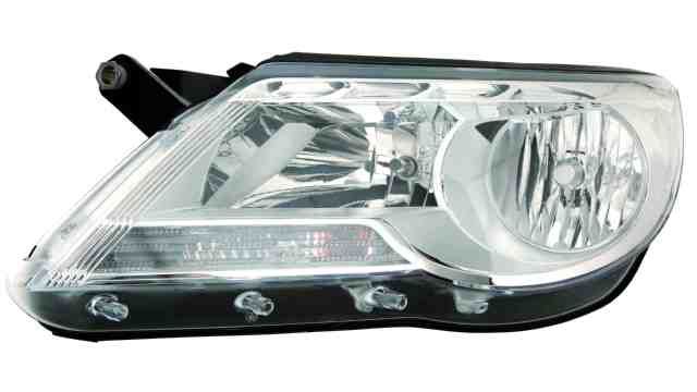 Peça - Farol Esquerdo Eletrico Vw Tiguan 07-11