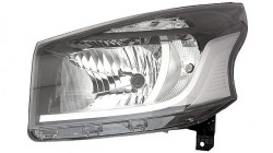 Farol Direito Fundo Negro H4 Renault Trafic 14-