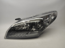 Farol Esquerdo Banda Superior Cromada Cromado H7+H7 Renault Megane III | 12-14