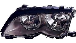 Farol Esquerdo Bmw S-3 E46 4P/ Touring 01-05 Mascara Preta