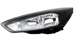 Farol Esquerdo Eletrico C/ Motor Ford Focus 14- Mascara Preta