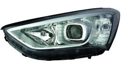 Farol Esquerdo Led Hyundai Santa Fe 13-