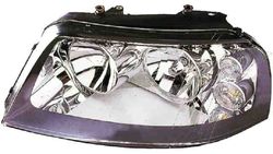 Farol Direito VW Sharan 00-10 Aro Preto