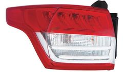 Farolim Direito Tras C/ Porta-Lampadas Branco Vermelho Led exterior Ford Kuga II 13-17