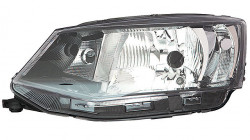 Farol Direito Fundo Negro Skoda Fabia 14-