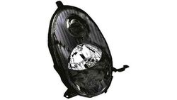 Farol Direito Nissan Micra K12 03-07 Mascara Preta