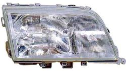 Farol Esquerdo Mercedes W202 C Class 93-00 H1+H1+H3