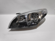 Farol Esquerdo Banda Superior Cromada Cromado H7+H7 Renault Megane III | 12-14