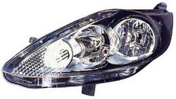 Farol Esquerdo Eletrico C/ Motor Ford Fiesta VI 3 / 5P 08-13 Mascara Preta