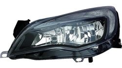 Farol Direito C/ Luz Diurna Opel Astra J 10-16 Mascara Preta