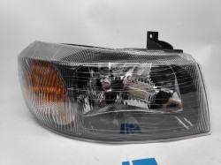 Farol Direito Eletrico Ford Transit 00-06 Mascara Preta